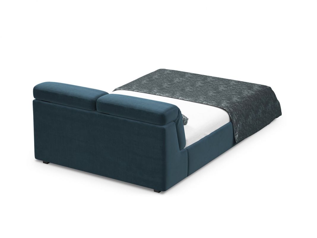 Кровать с подъёмным механизмом MOON 1107 цвет синий,зеленый (фото 154749)