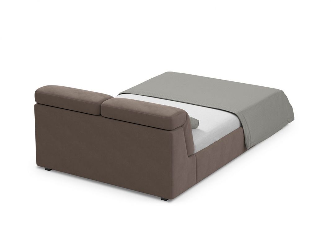 Кровать с подъёмным механизмом MOON 1107 цвет коричневый (фото 154792)