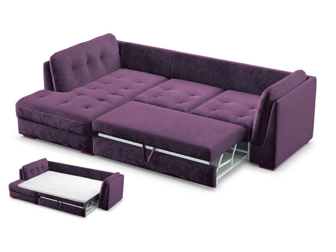 Угловой диван MOON 110 цвет фиолетовый,сиреневый (фото 5224)