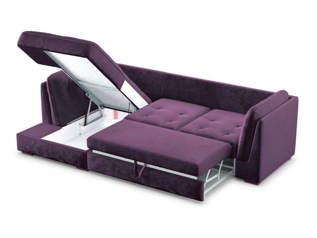 Угловой диван MOON 110 цвет фиолетовый,сиреневый (фото 5225)