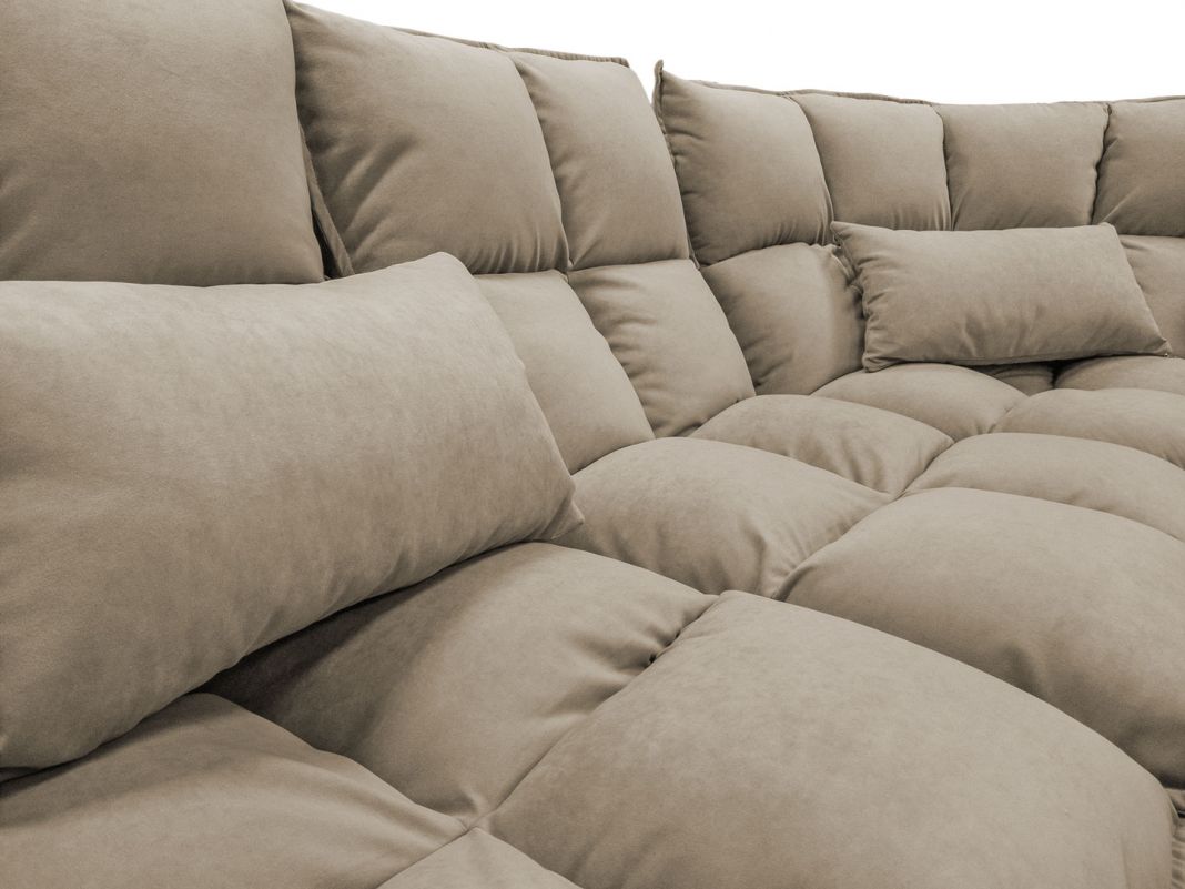 Угловой диван Доменика цвет бежевый (фото 217752)