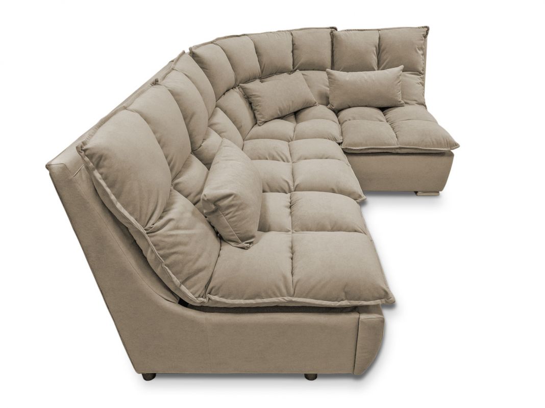 Угловой диван Доменика цвет бежевый (фото 217753)