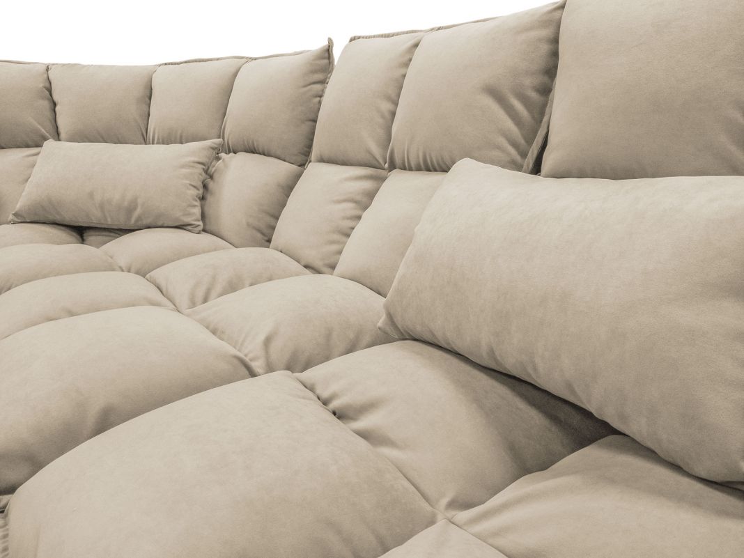 Угловой диван Доменика цвет бежевый (фото 272193)