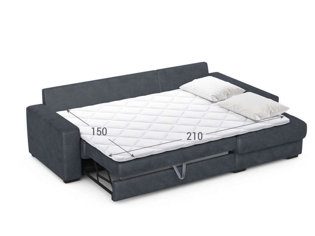 Угловой диван MOON 107 цвет серый (фото 273285)