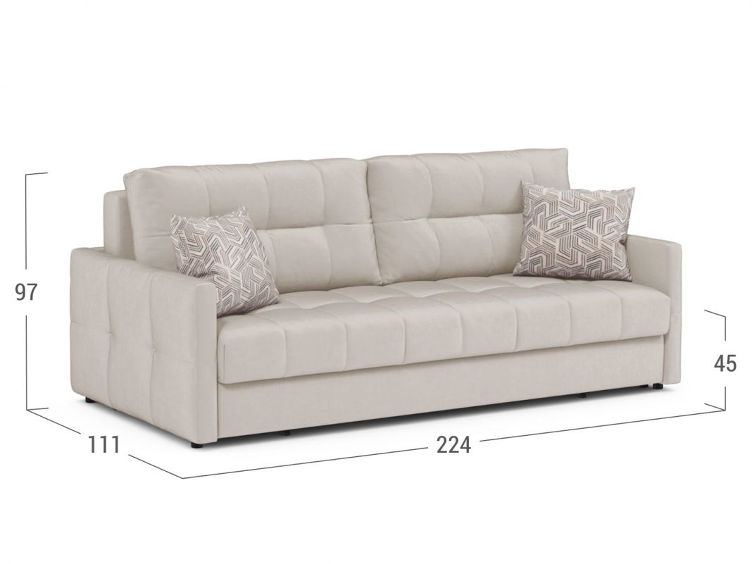 Диван MOON 015 цвет белый,бежевый (фото 272852)