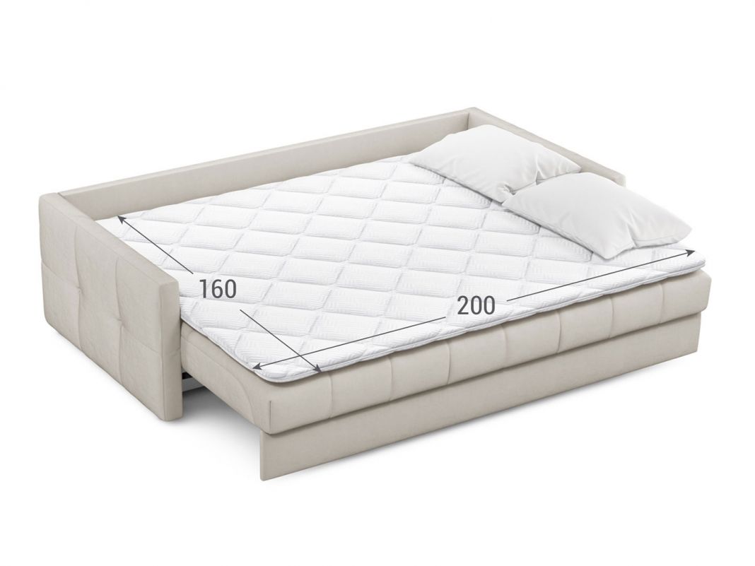 Диван MOON 015 цвет белый,бежевый (фото 272856)