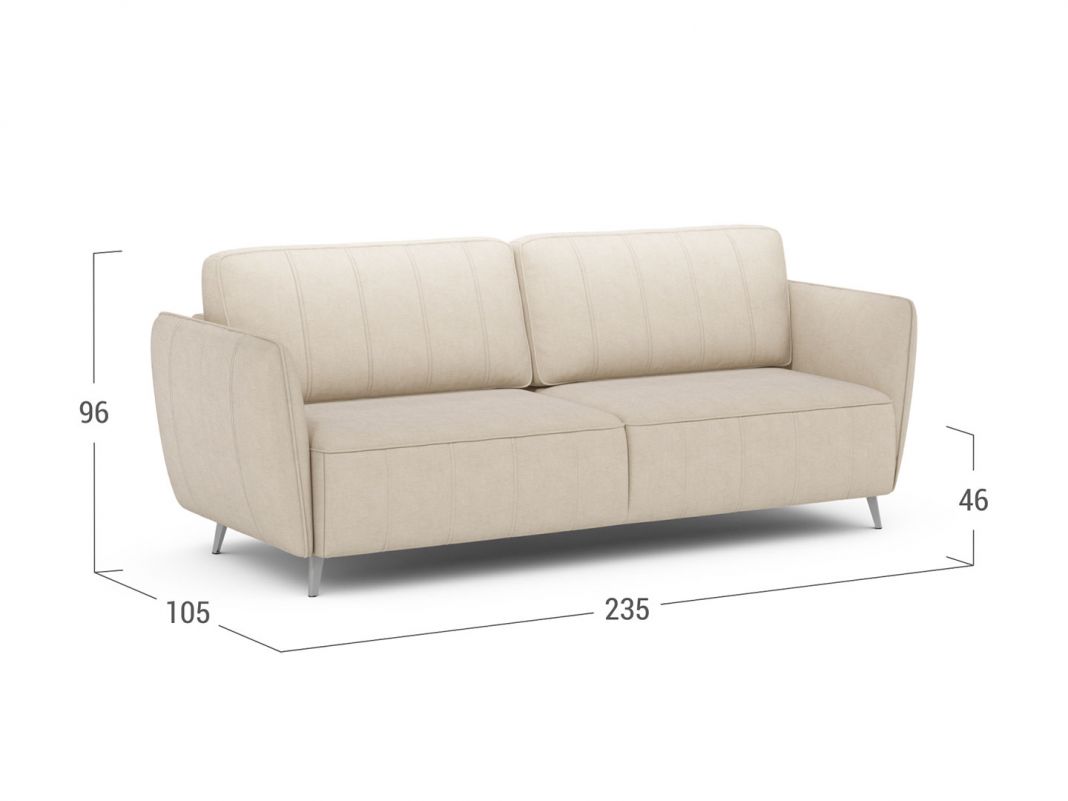 Диван MOON 173 цвет белый,бежевый (фото 273606)