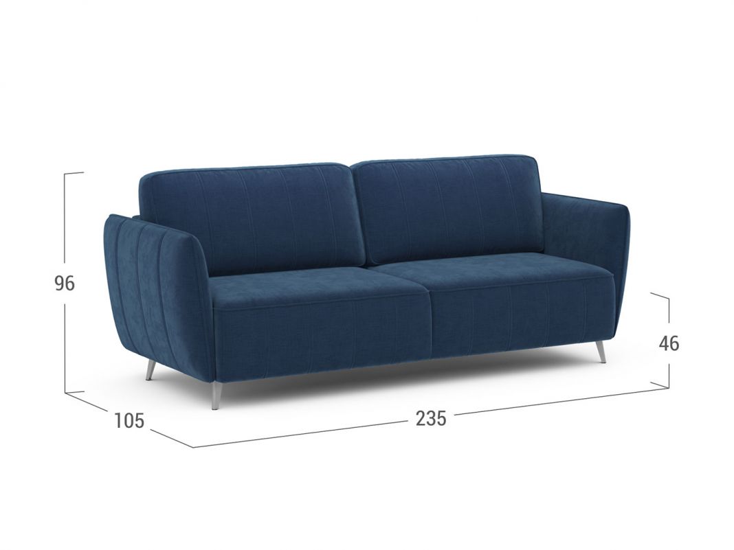 Диван MOON 173 цвет синий (фото 273654)