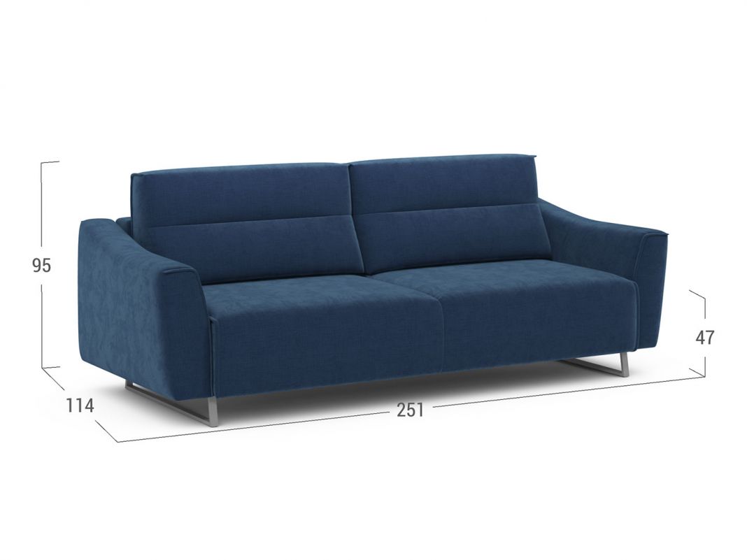 Диван MOON 172 цвет синий (фото 273456)