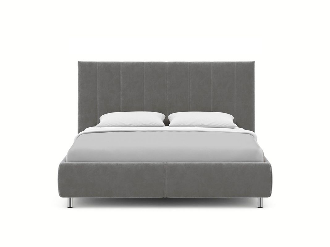 Кровать с подъемным механизмом MOON 1161 цвет серый (фото 274222)