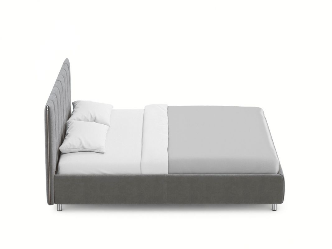 Кровать с подъемным механизмом MOON 1161 цвет серый (фото 274224)