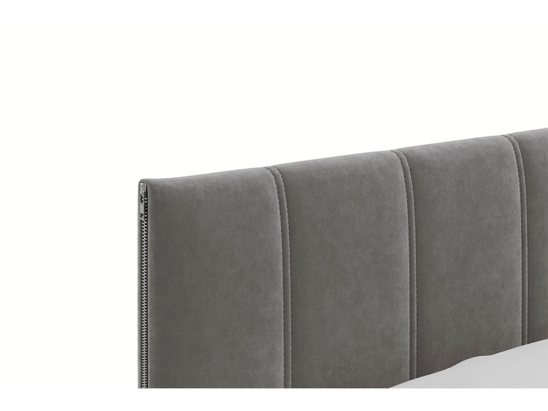 Кровать с подъемным механизмом MOON 1161 цвет серый (фото 274228)