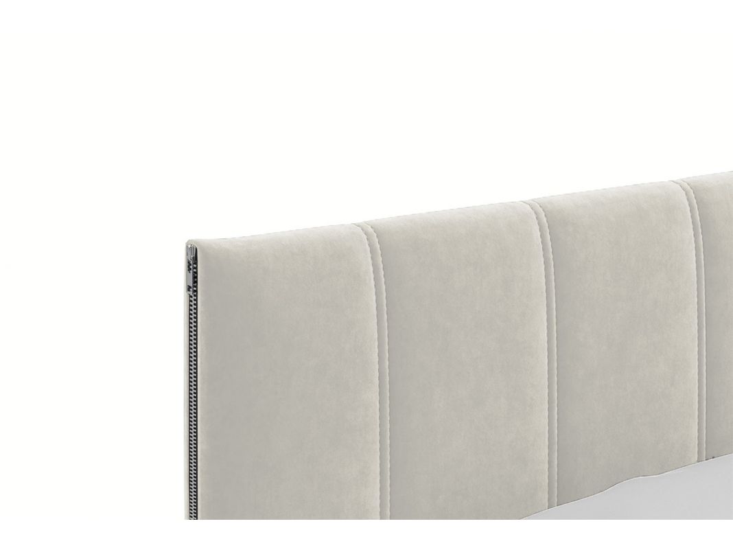 Кровать с подъемным механизмом MOON 1161 цвет белый,бежевый (фото 275267)