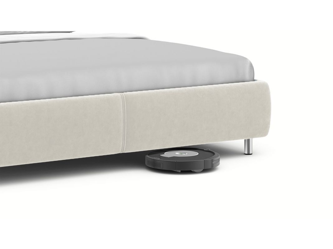 Кровать с подъемным механизмом MOON 1161 цвет белый,бежевый (фото 275268)