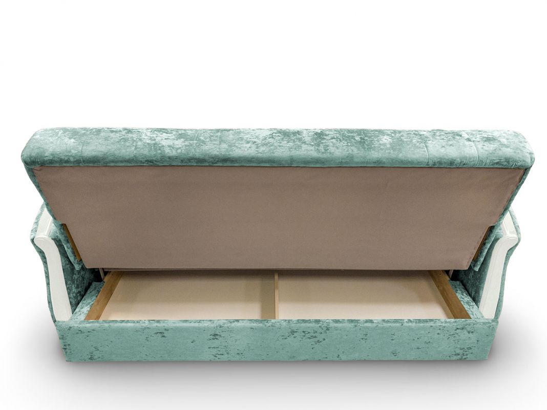 Диван Олимп реальное фото образца цвет зеленый (фото 283590)