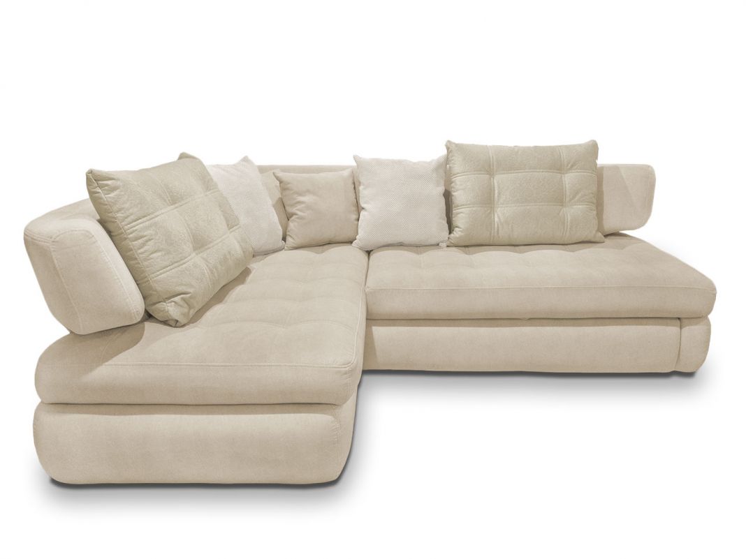 Угловой диван Дискавери реальное фото образца цвет бежевый (фото 283751)