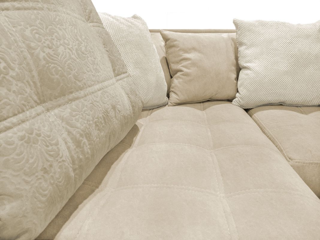 Угловой диван Дискавери реальное фото образца цвет бежевый (фото 283752)