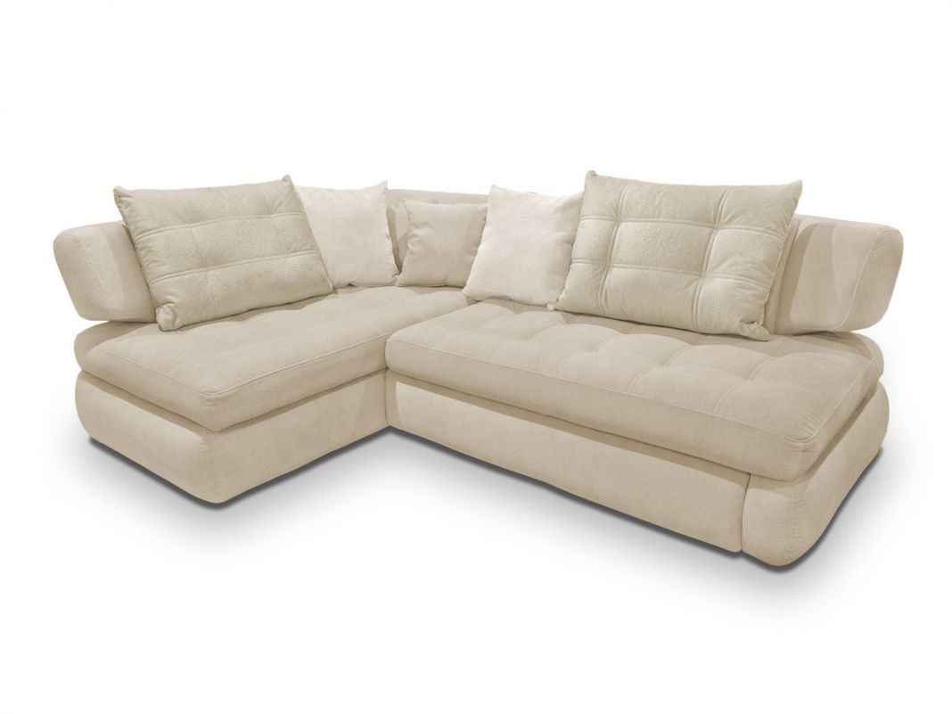 Угловой диван Дискавери реальное фото образца цвет бежевый (фото 283750)
