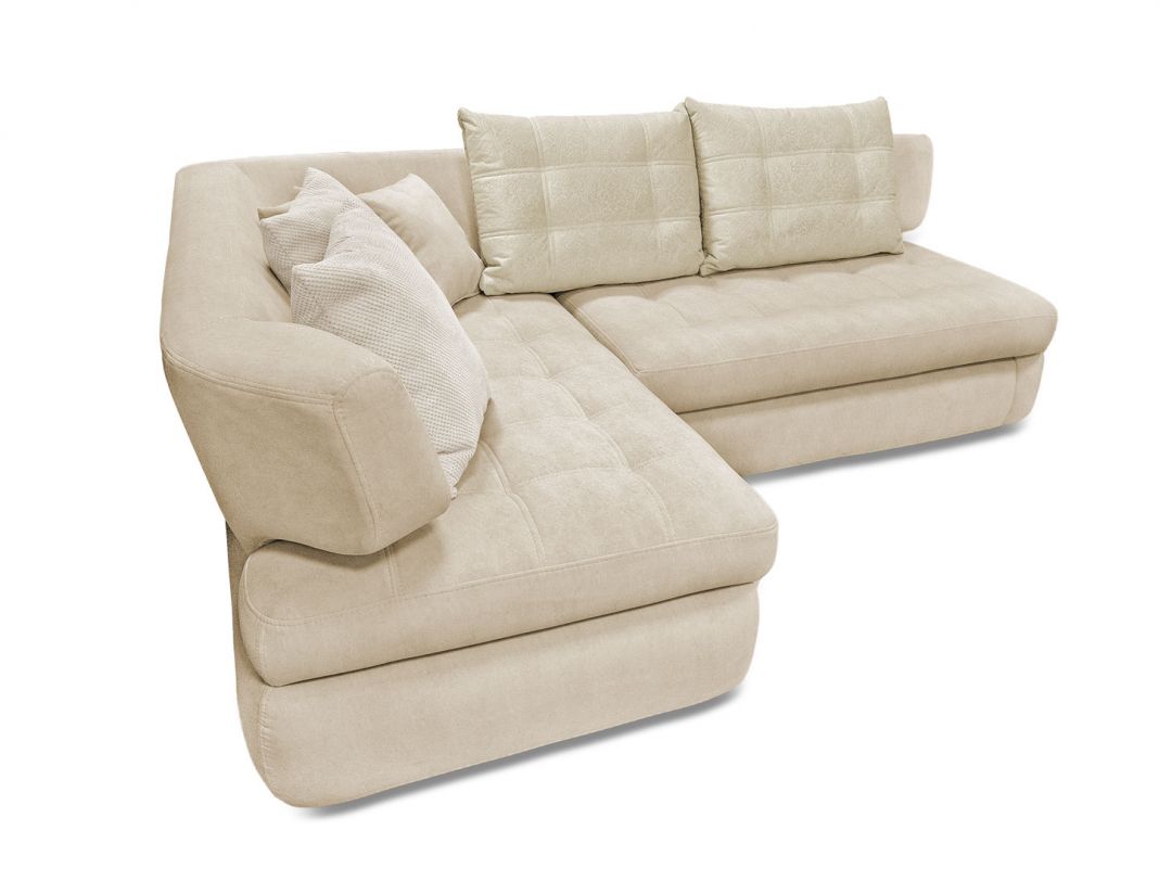 Угловой диван Дискавери реальное фото образца цвет бежевый (фото 283757)