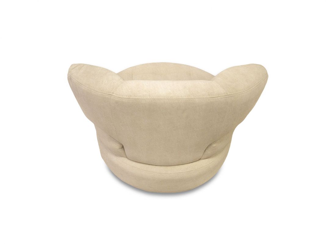 Кресло Дискавери круглое цвет бежевый (фото 283840)