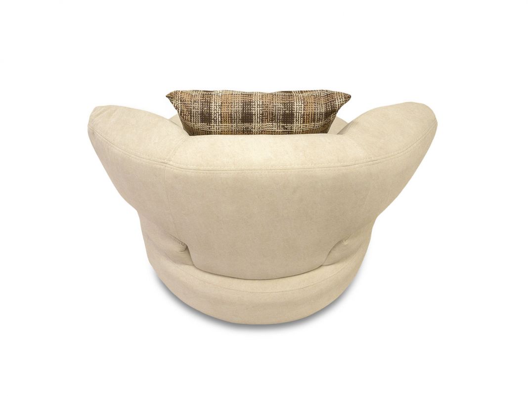 Кресло Дискавери круглое цвет бежевый (фото 283841)