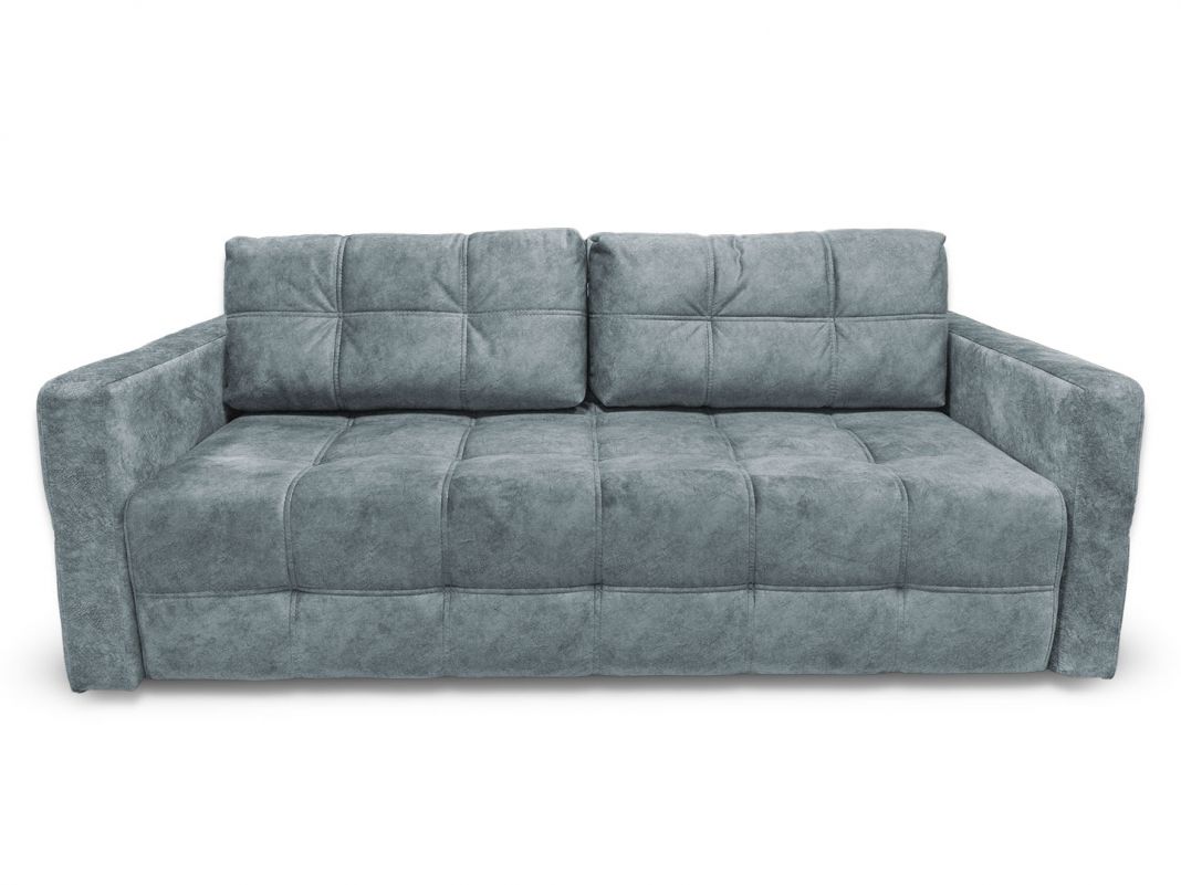 Диван Плаза реальное фото образца цвет серый,голубой (фото 283668)