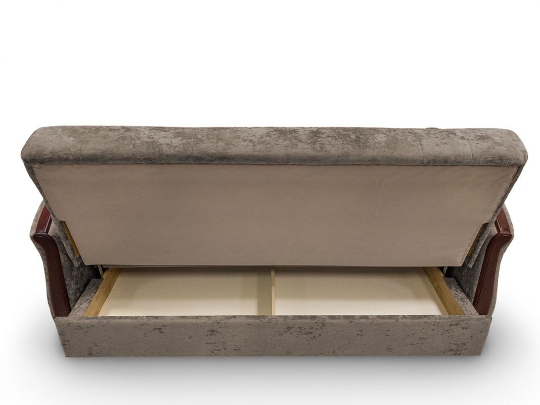 Диван Олимп реальное фото образца цвет коричневый (фото 283513)