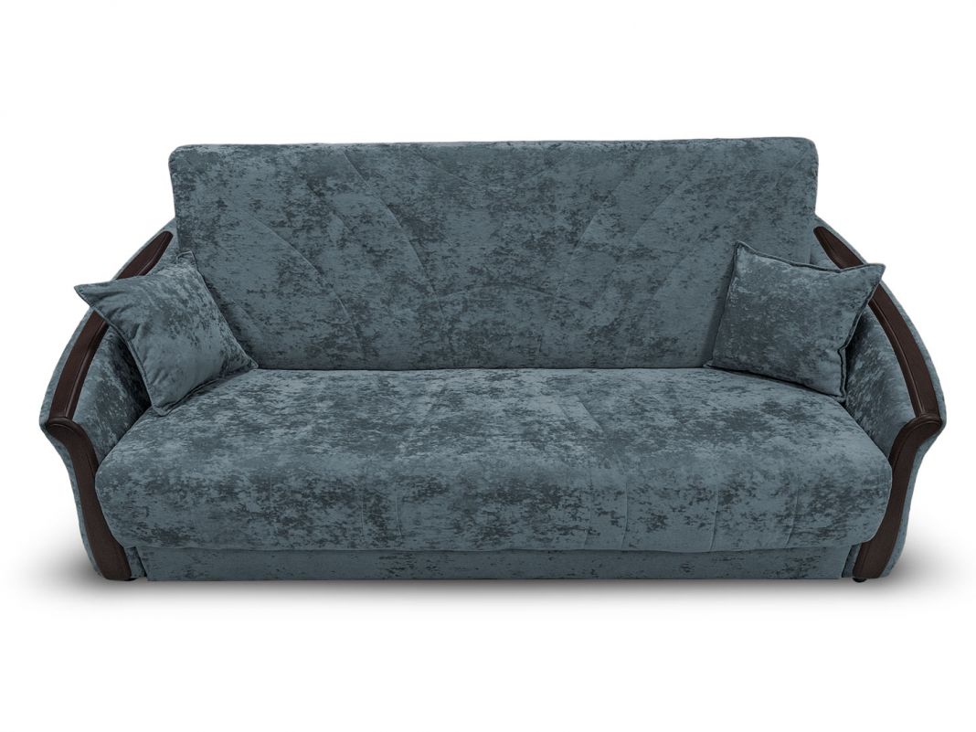 Диван Олимп реальное фото образца цвет серый,голубой (фото 283532)