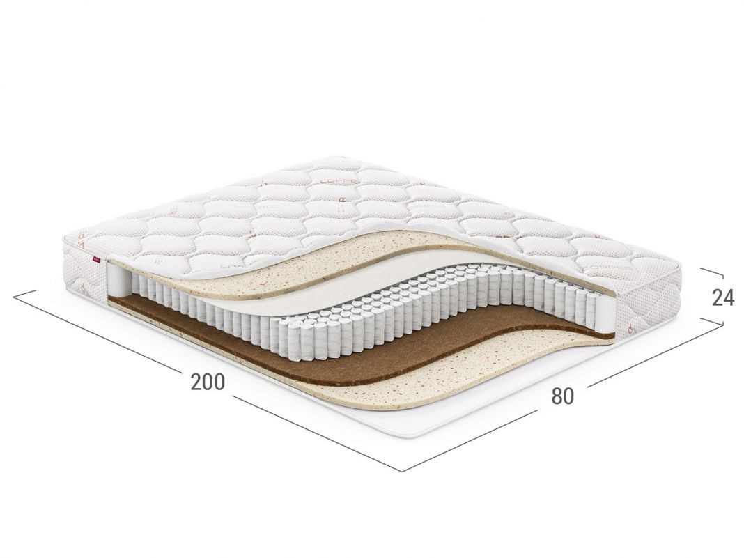 Матрас пружинный MOON FAMILY COPPER 683 (фото 285687)