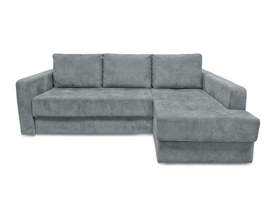 Угловой диван Остин реальное фото образца цвет серый (фото 284925)