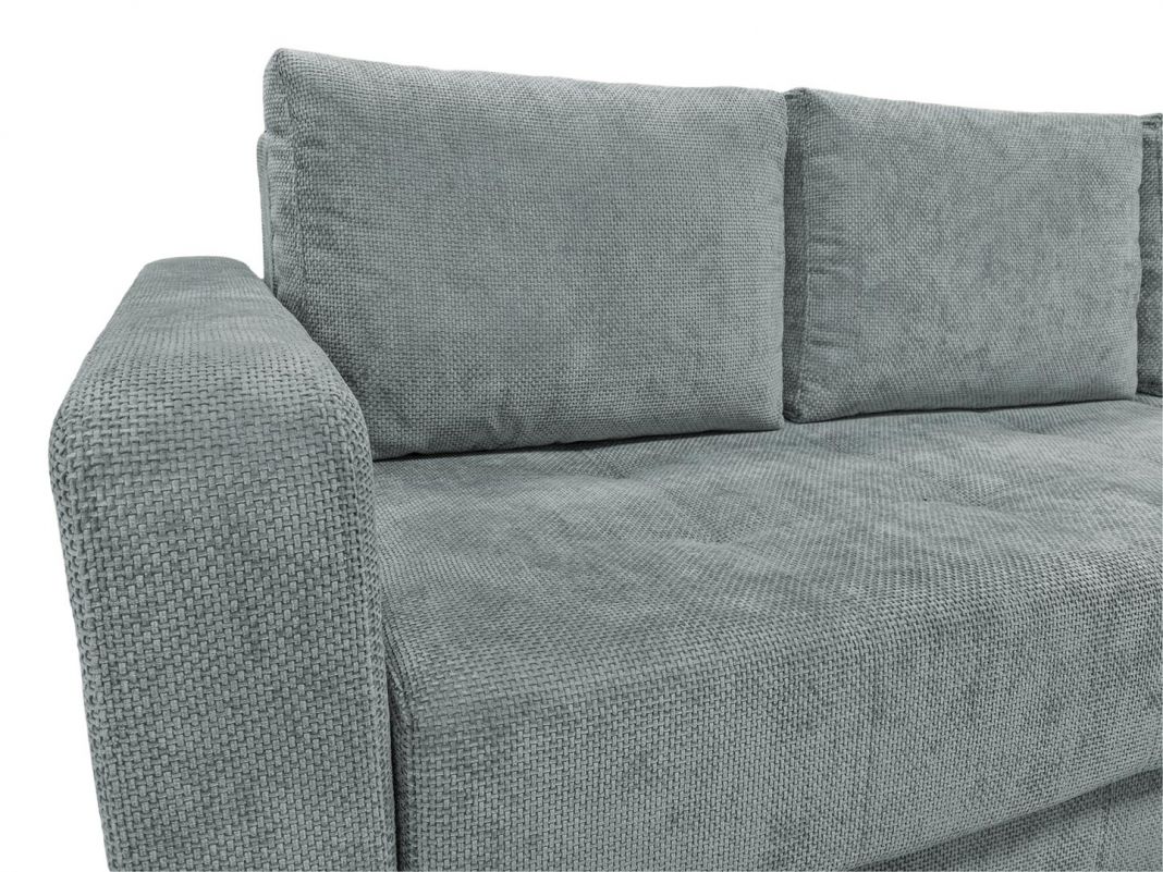 Угловой диван Остин реальное фото образца цвет серый (фото 284928)