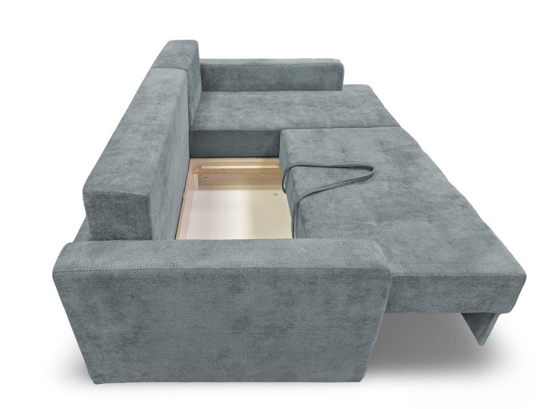 Угловой диван Остин реальное фото образца цвет серый (фото 284930)