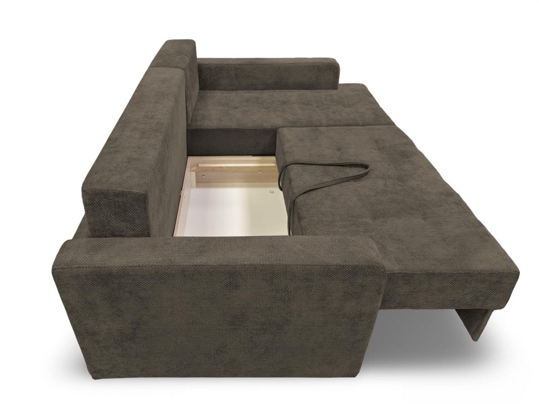 Угловой диван Остин реальное фото образца цвет коричневый (фото 285092)