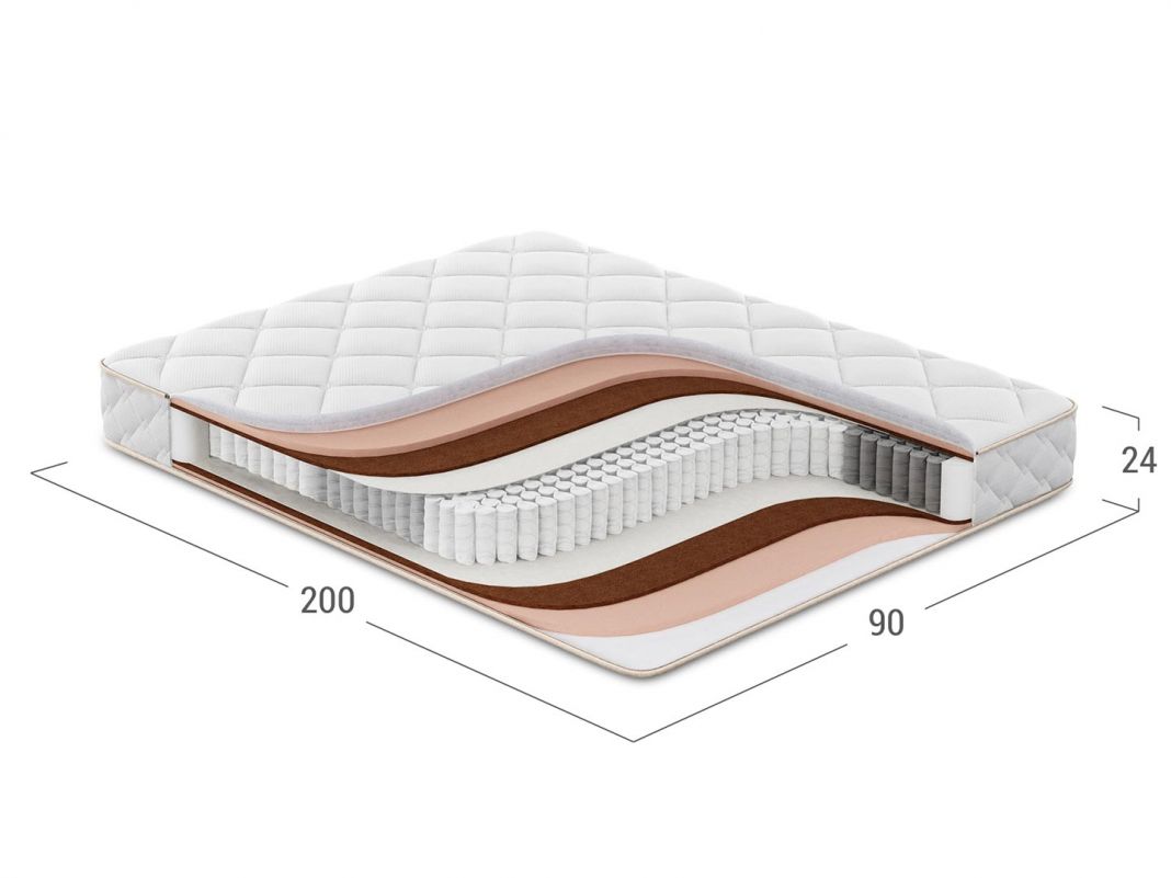 Матрас пружинный MOON BEAUTY 841 (фото 285945)