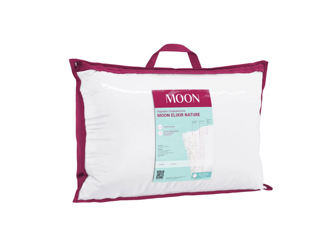 Подушка MOON ELIXIR NATURE цвет белый (фото 289733)
