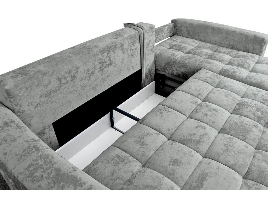 Угловой диван Бремен цвет серый (фото 295886)