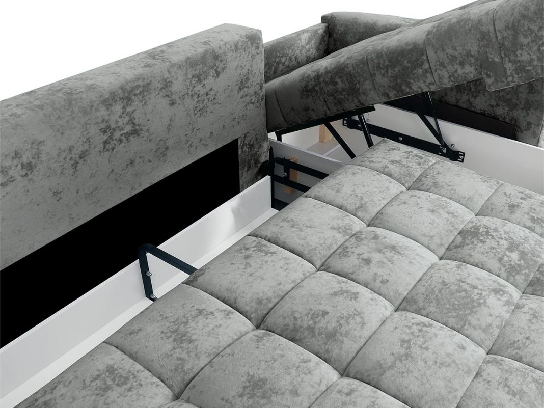 Угловой диван Бремен цвет серый (фото 295887)