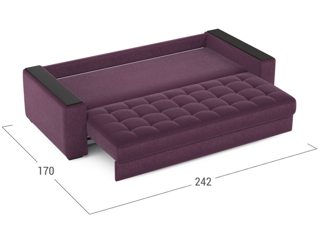 Диван MOON 107 цвет фиолетовый (фото 295813)
