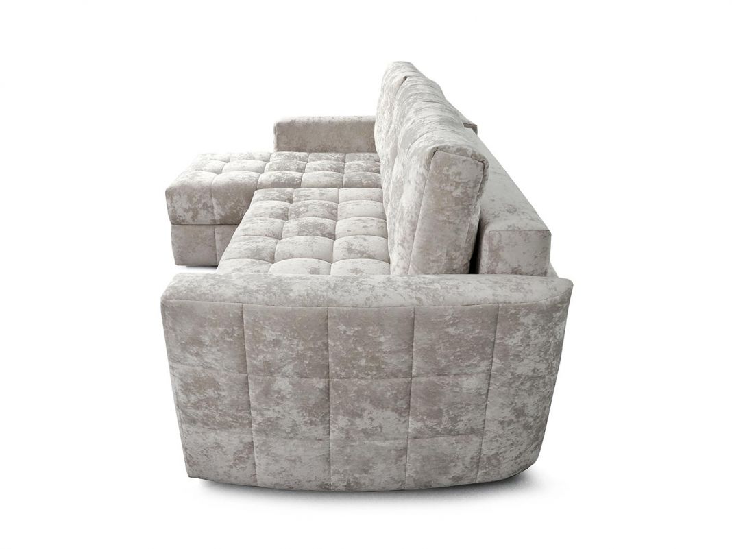 Угловой диван Бремен цвет белый,бежевый (фото 295905)