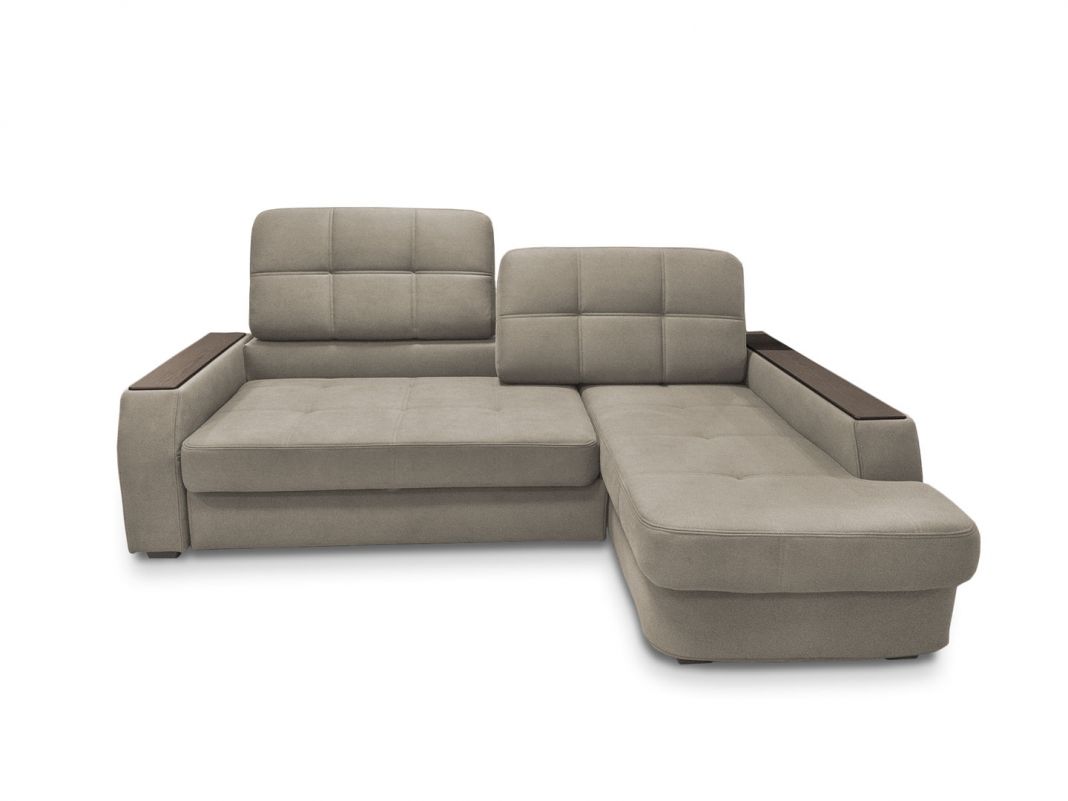 Угловой диван Берлин цвет бежевый (фото 176763)