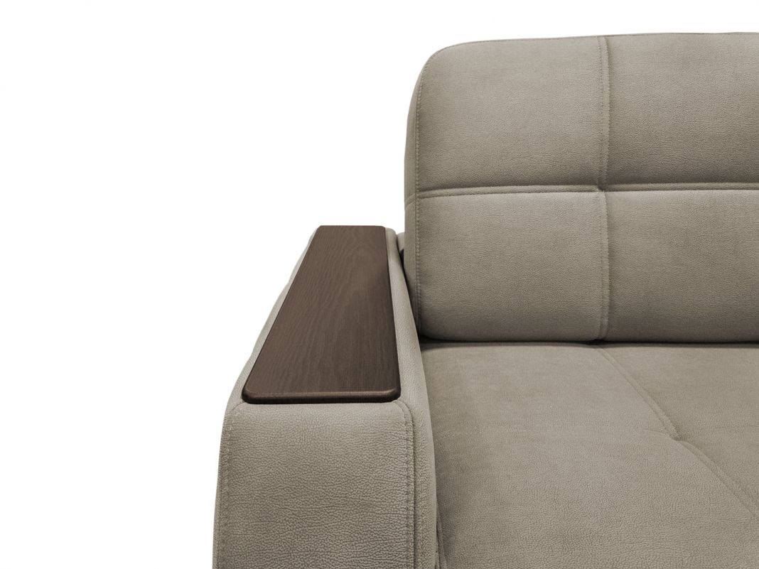 Угловой диван Берлин цвет бежевый (фото 176764)