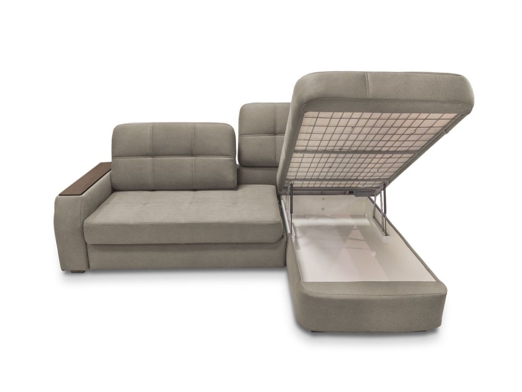 Угловой диван Берлин цвет бежевый (фото 176766)