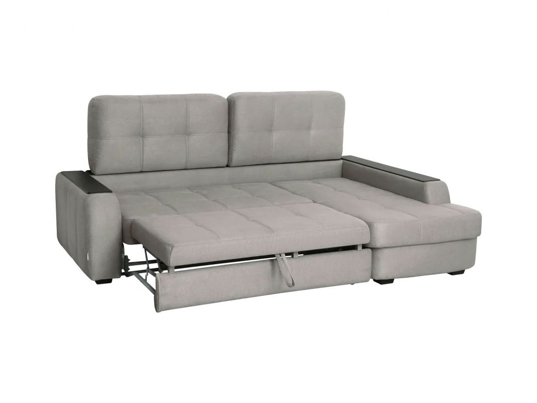 Угловой диван Берлин цвет серый (фото 143136)