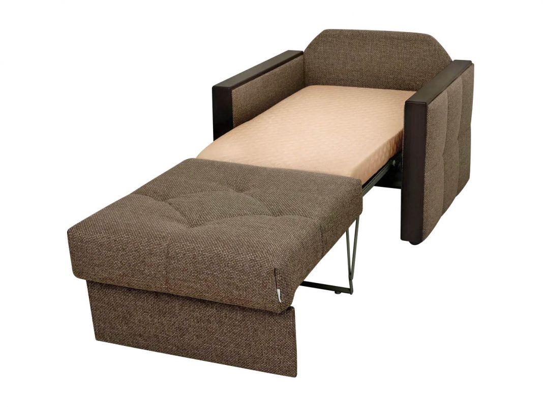 Кресло-кровать Манхэттен цвет коричневый (фото 179544)