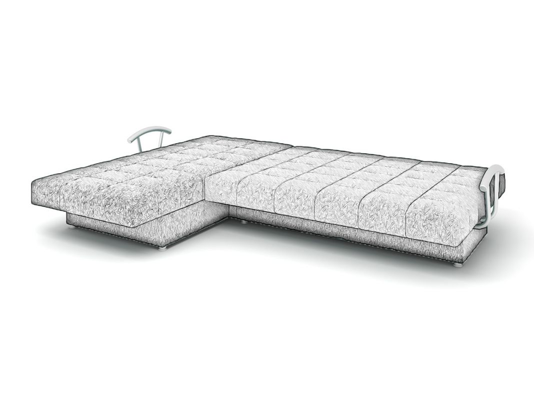 Угловой диван Милан цвет фиолетовый,сиреневый (фото 180727)