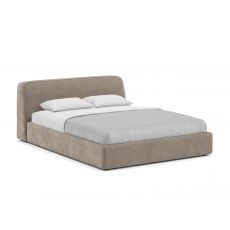 Кровать с подъёмным механизмом MOON 1008 цвет бежевый,коричневый