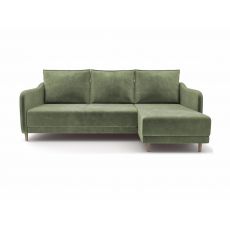 Угловой диван Бьерг цвет зеленый,оливковый