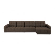 Угловой диван Джефферсон цвет коричневый