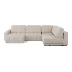 Угловой диван Джефферсон цвет белый,бежевый