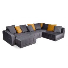 Угловой диван Джефферсон цвет серый